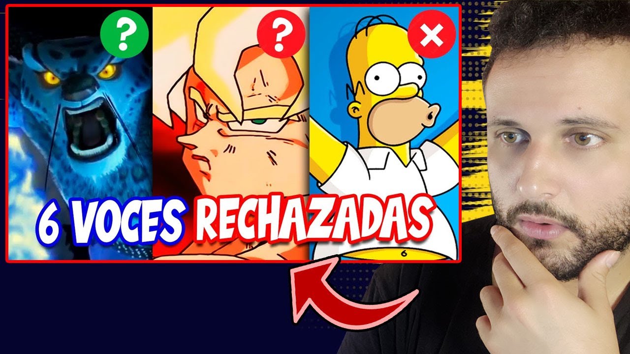 REACCIONANDO a 6 doblajes RECHAZADOS por su CAMBIO DE VOZ (de Jeffar Vlogs)