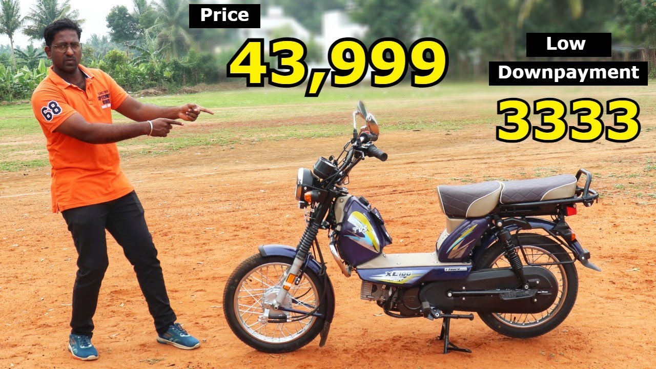 TVS XL100 Win Edition Ride Review in Tamil | Low Downpayment | Features | 15% More Mileage | Price