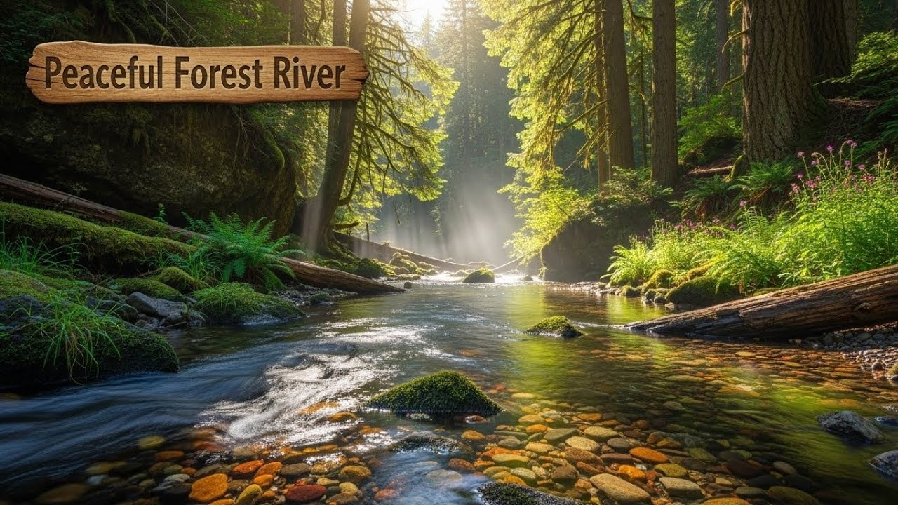 Forest River Ambience 🌿🌊 Soothing Water and Nature Sounds for Deep Sleep #2843