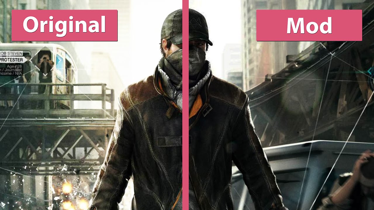 Watch Dogs - TheWorse Mod 1.0 vs. Original PC Ultra Graphics Comparison