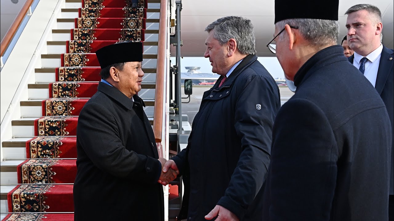 Presiden Prabowo Tiba di Moskow, Rusia, 13 April 2026