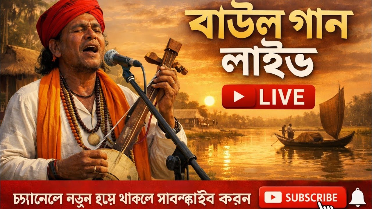 মন খারাপ? চলে আসুন লাইভ বাউল গানের আসরে ❤️