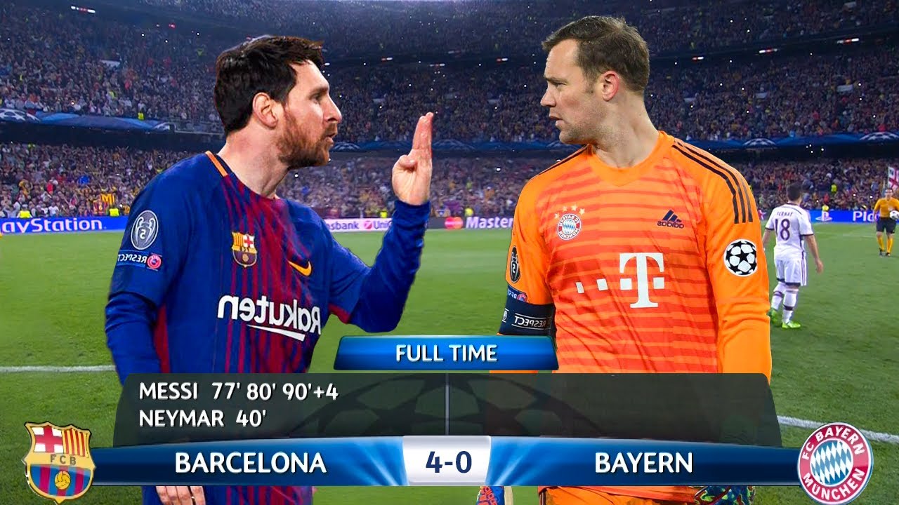 Manuel Neuer will never forget Lionel Messi's humiliating performance in this match