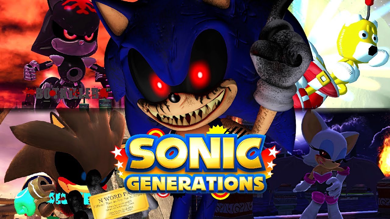 Look At HIS EYES!! This Sonic.Exe Mod Is Crazy.. | Sonic Generations (PC)