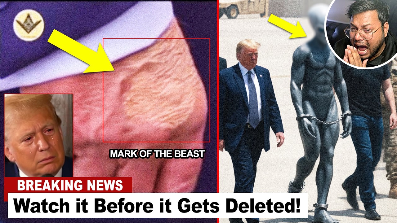 Donald Trump with Mark of the Beast‼️😨 Reveals Alien & UFO Sightings...