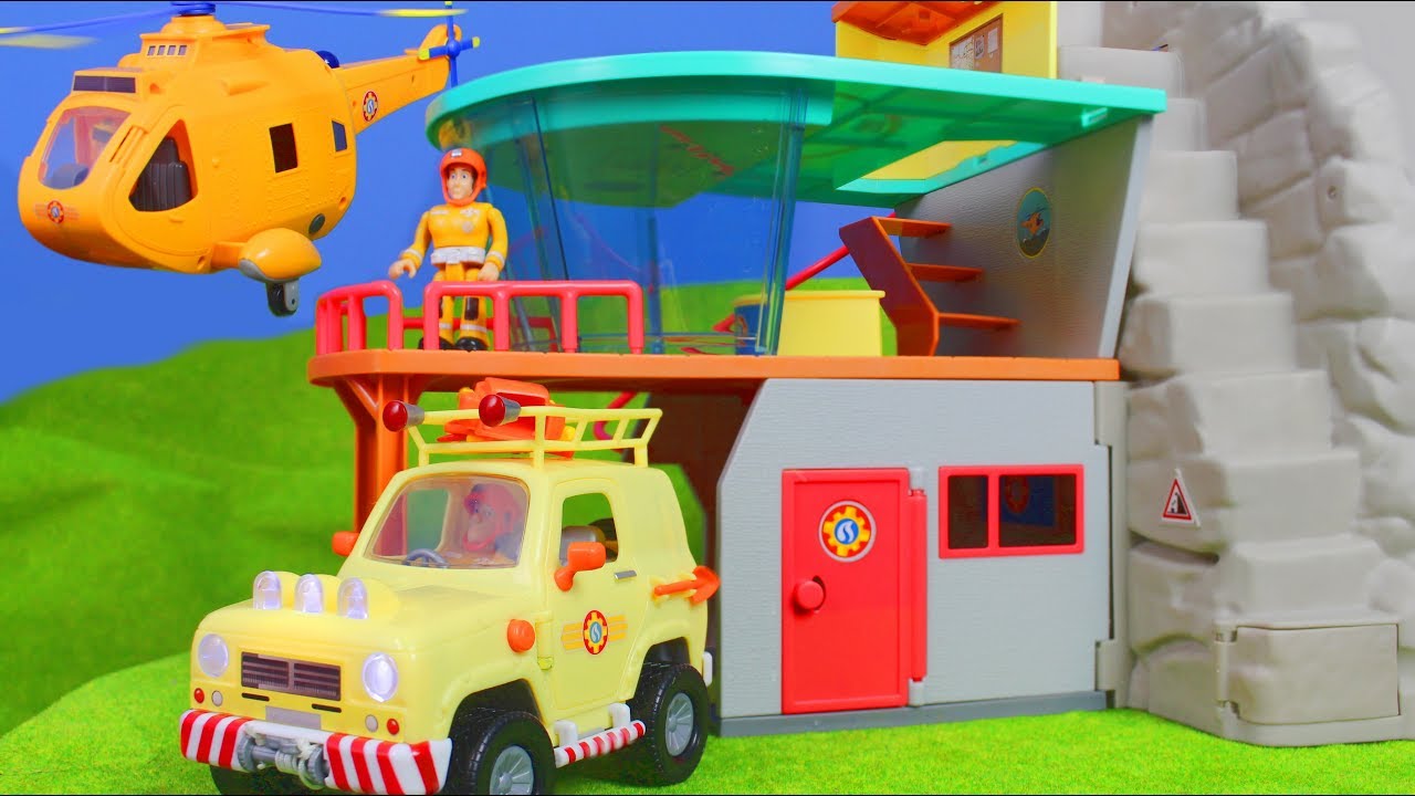 Feuerwehrmann Sam Spielzeuge: Neue Berg Rescue Station & Wallaby für Kinder deutsch
