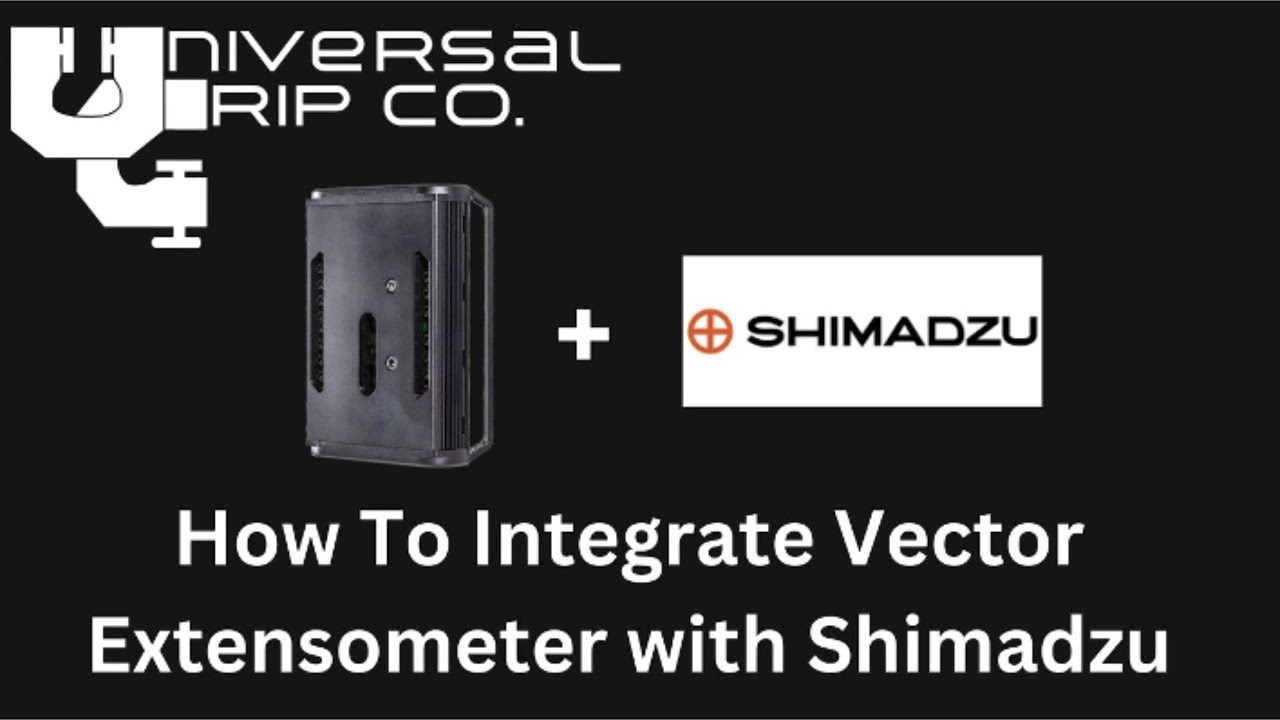 How To Integrate Vector 3D Extensometer With The Shimadzu Universal Testing Machine