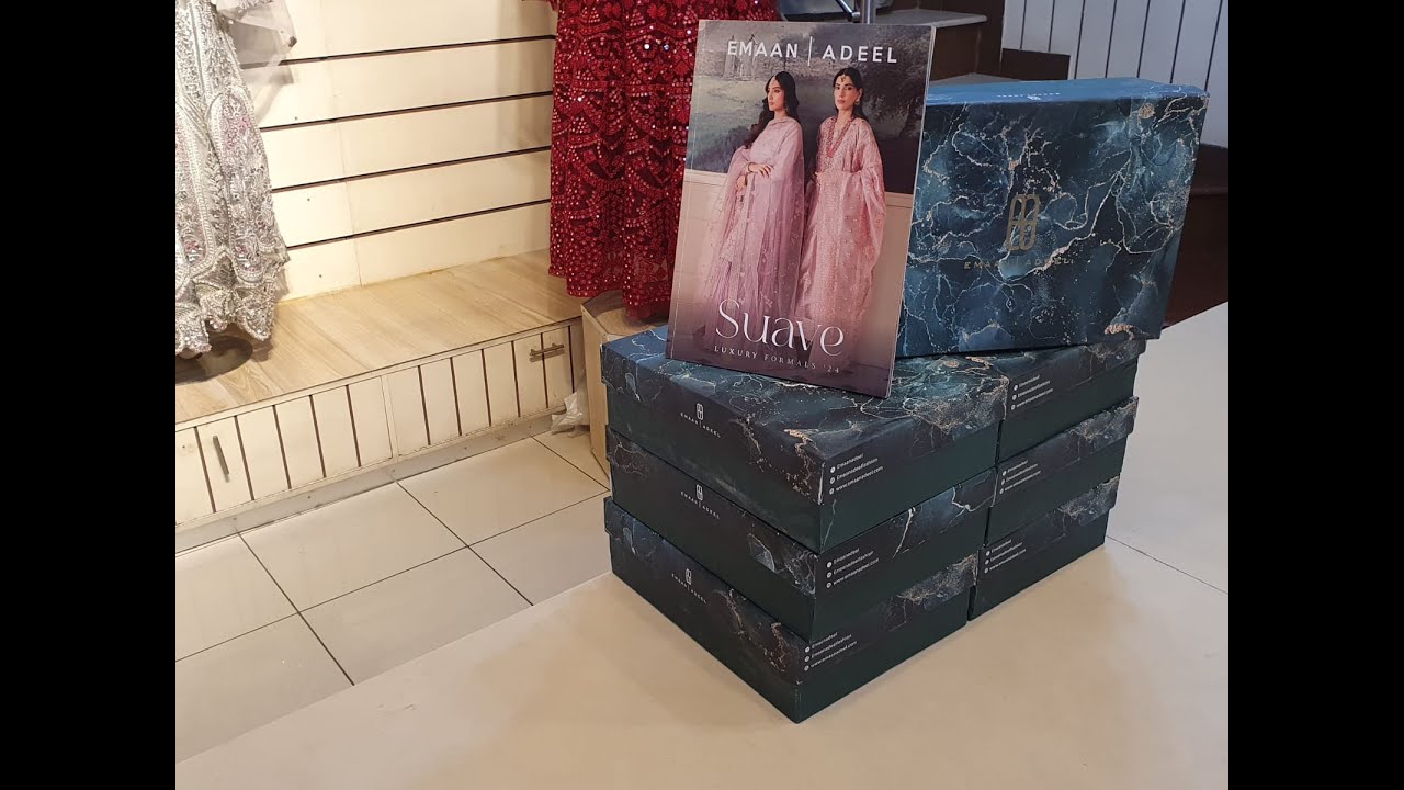 Experience Emaan Adeel's Suave Luxury Formals At Sohail Silk Centre 24!