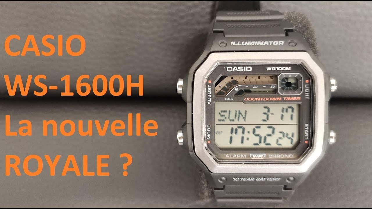CASIO WS-1600H, la nouvelle royale ?