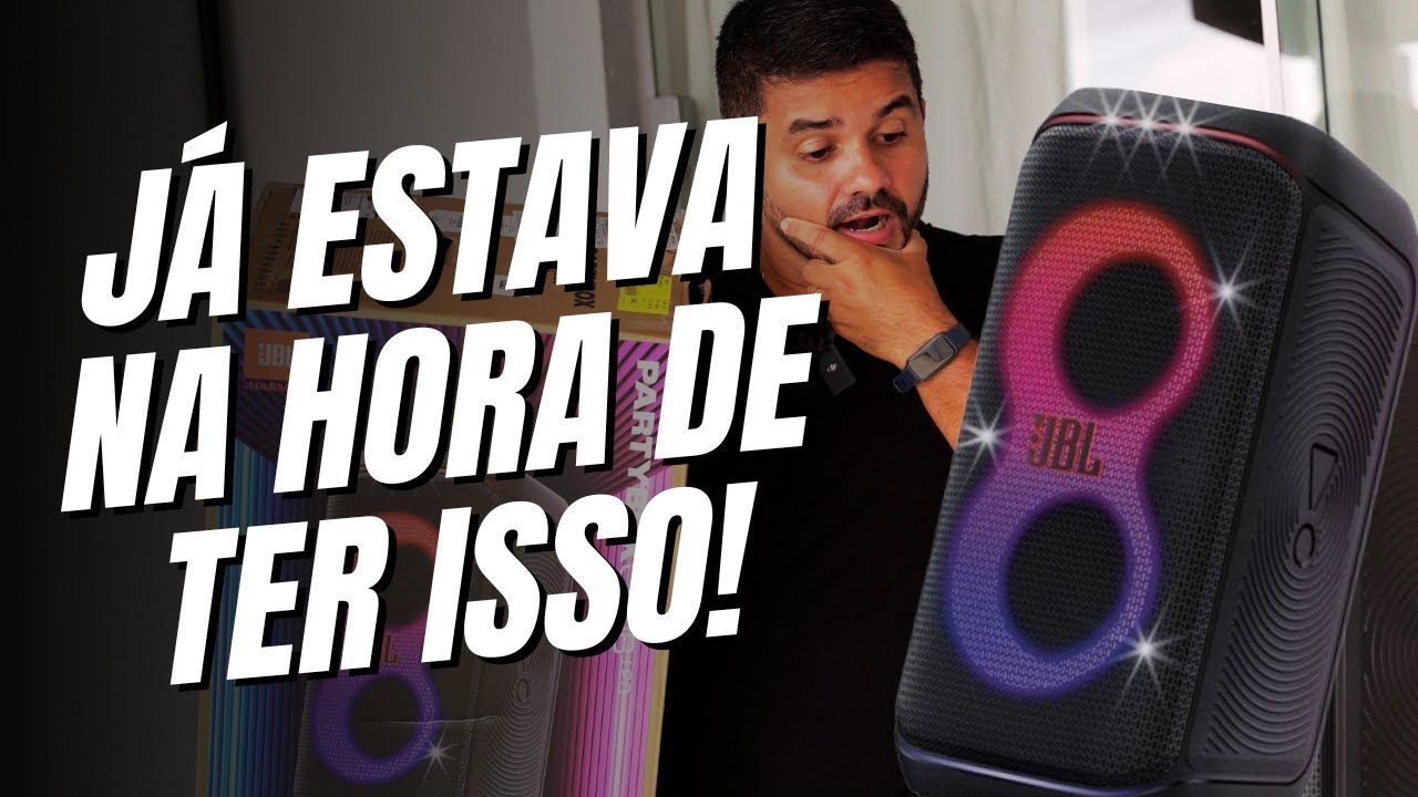 Análise da Caixa de Som JBL PartyBox Club 120: unboxing, review na prática