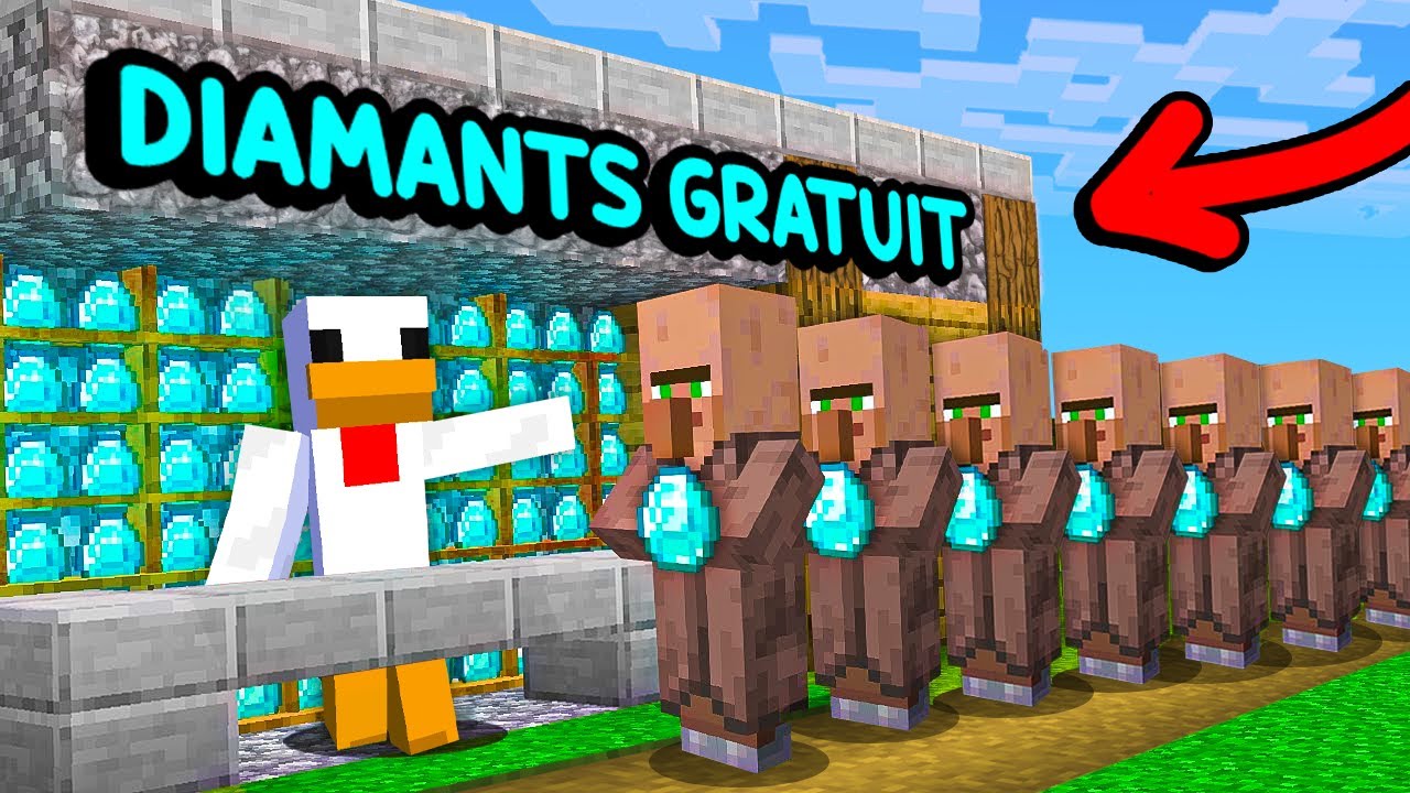 J’ai Ouvert une Boutique pour ARNAQUER les Villageois Minecraft !