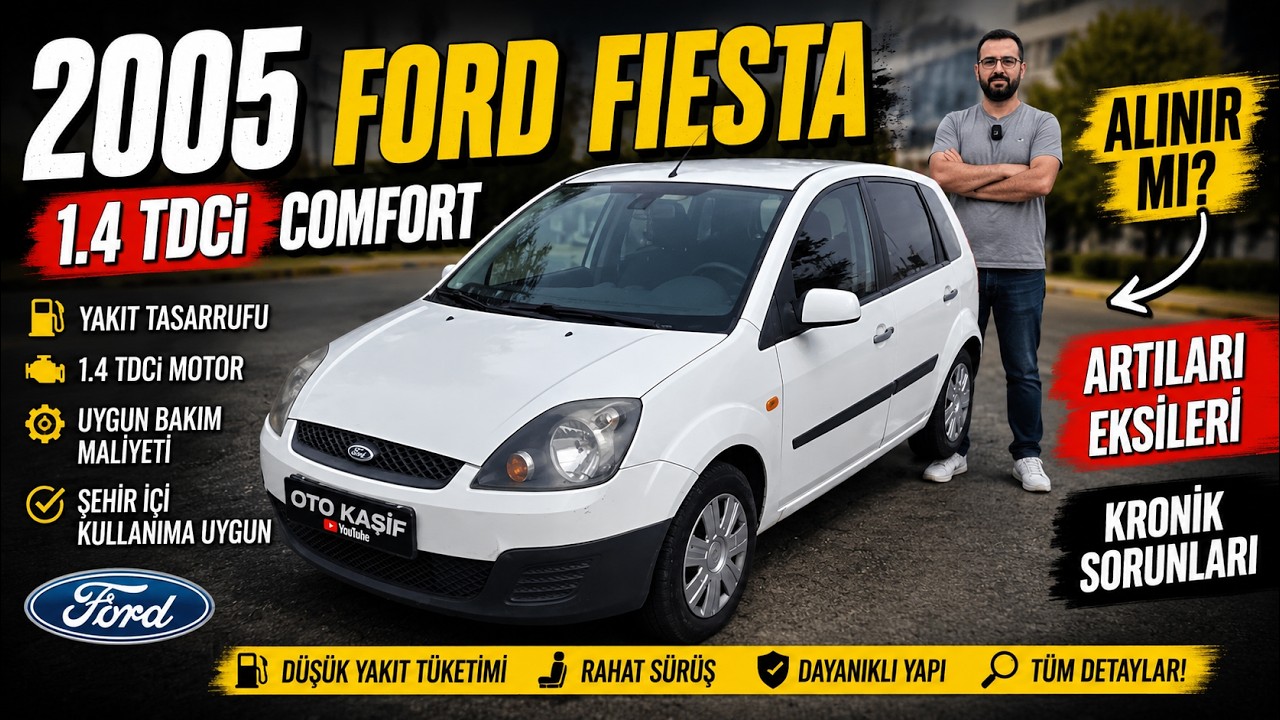 Aile Bütçesine Dost Otomobil: Ford Fiesta 1.4 TDCi Comfort İncelemesi