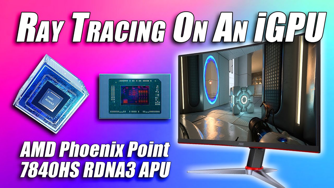 Ray Tracing On An iGPU! RTX On With RDNA3 Integrated Graphics!