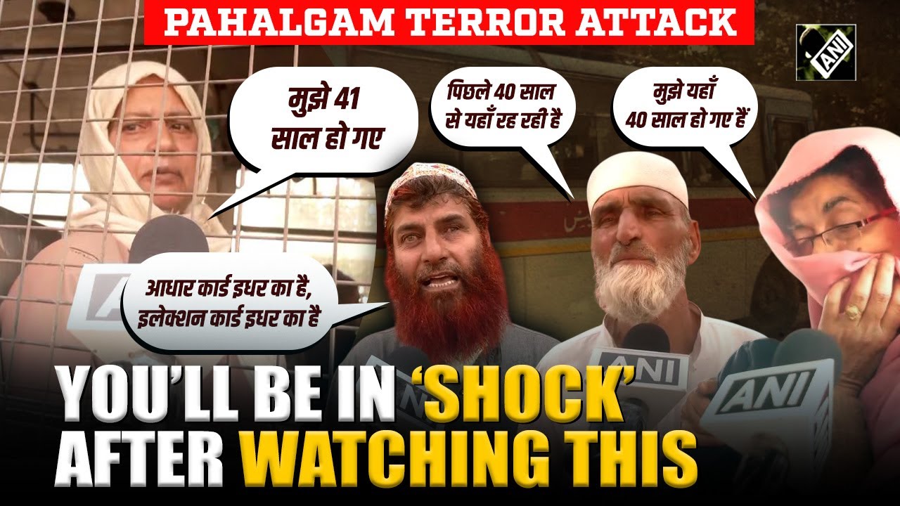 Shocking claims! Listen to these Pakistanis leaving India via Attari border after Pahalgam attack