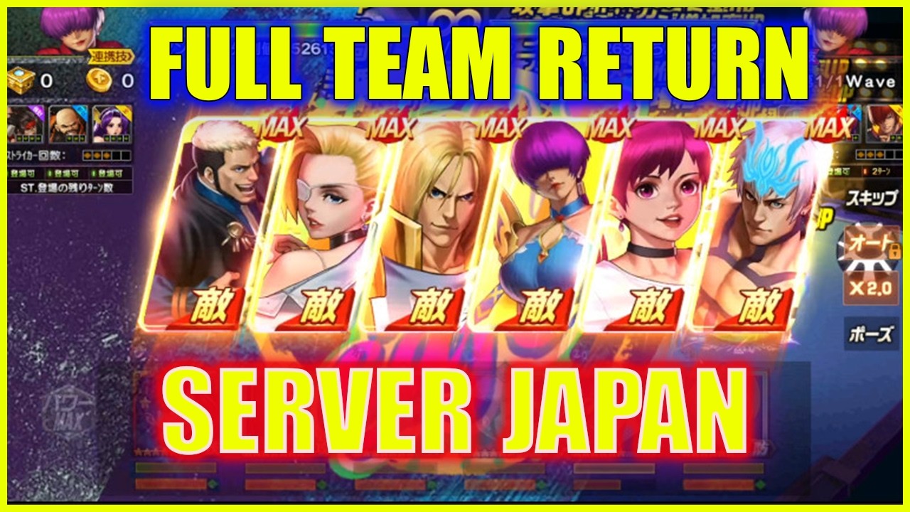 ღ KOF98UMOL ✪ ULTIMATE RETURN LINEUP IN JAPAN | WHEN LEGENDS DOMINATE THE ARENA !! 💀