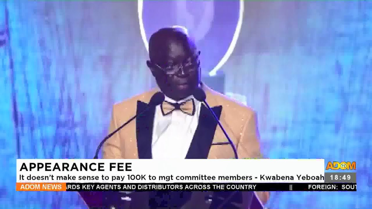 Appearance Fee: It doesn&rsquo;t make sense to pay 100K to mgt. c'ttee members &ndash; Kwabena Yeaboah (30-1-23)