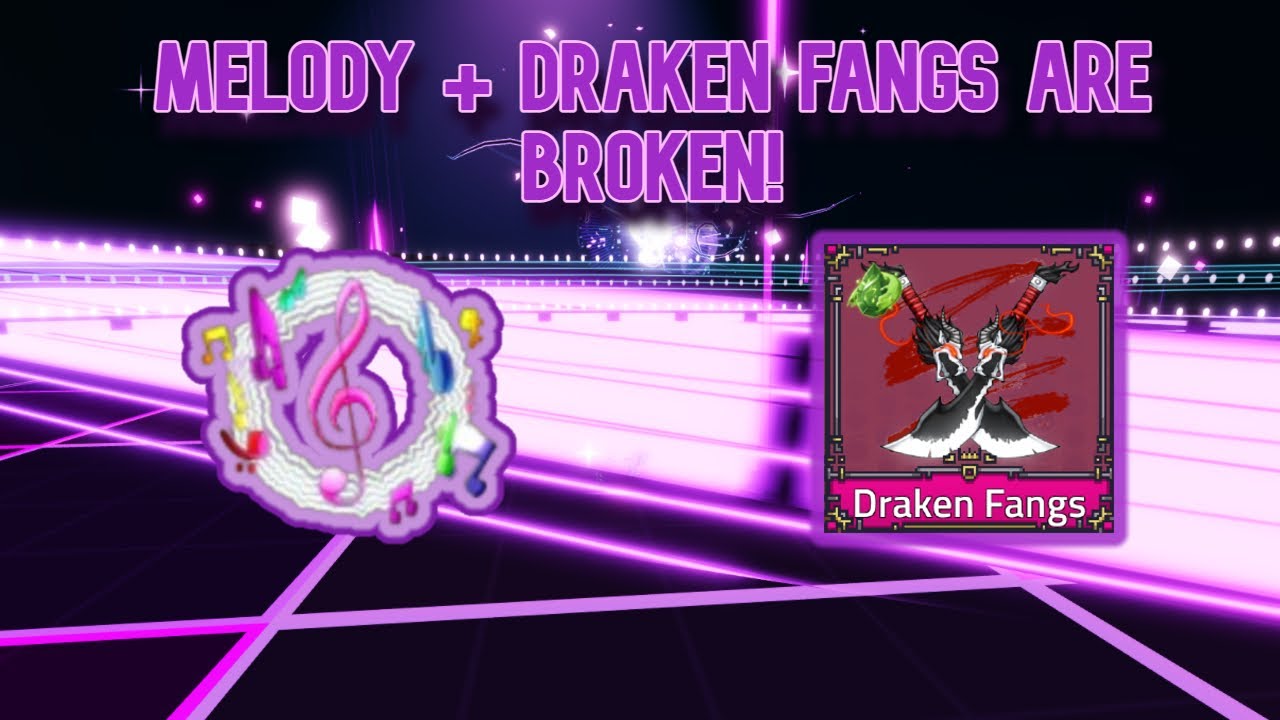 MELODY + DRAKEN FANGS ONE SHOT COMBO IS BROKEN | King Legacy
