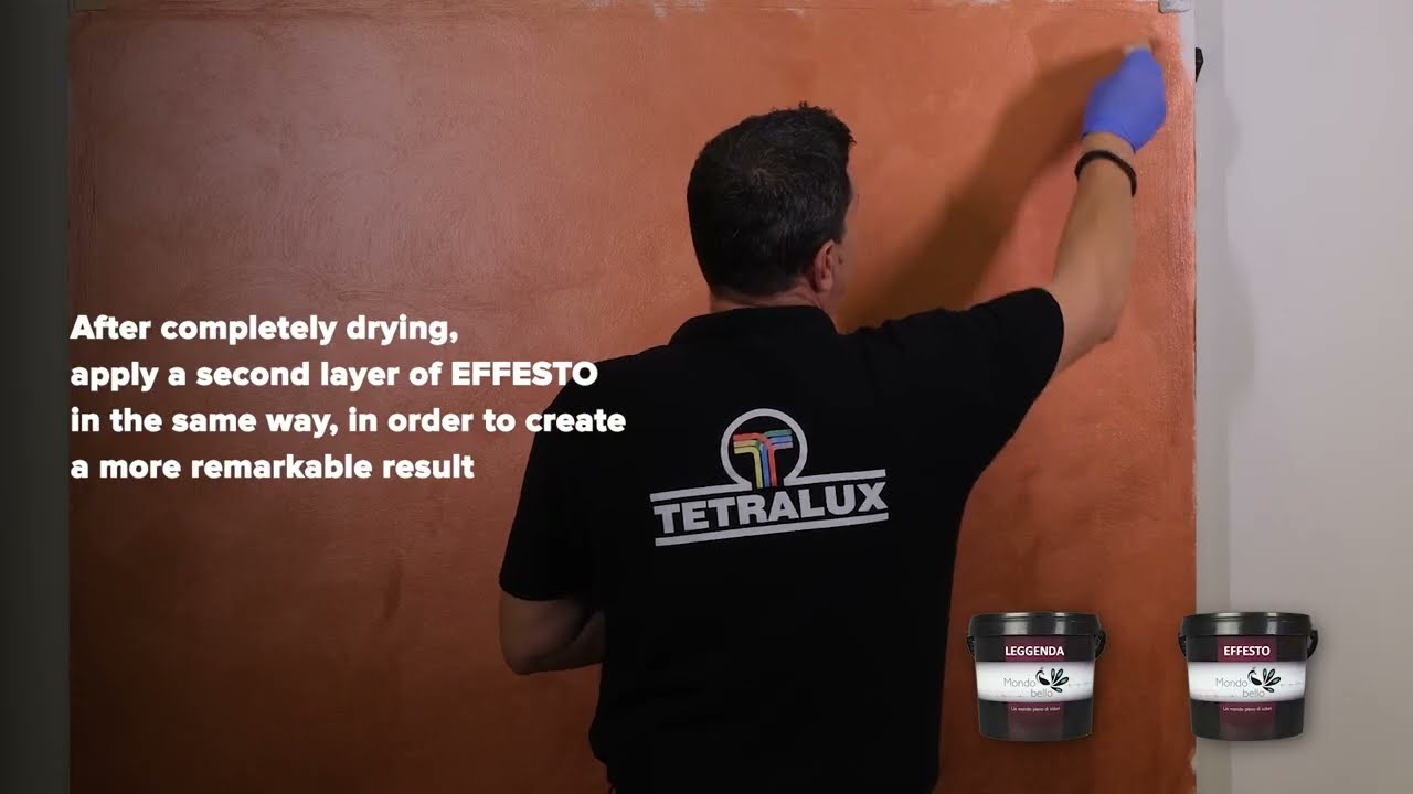 Decoration paint EFFESTO in Bronze shade  - Mondo Bello by Tetralux