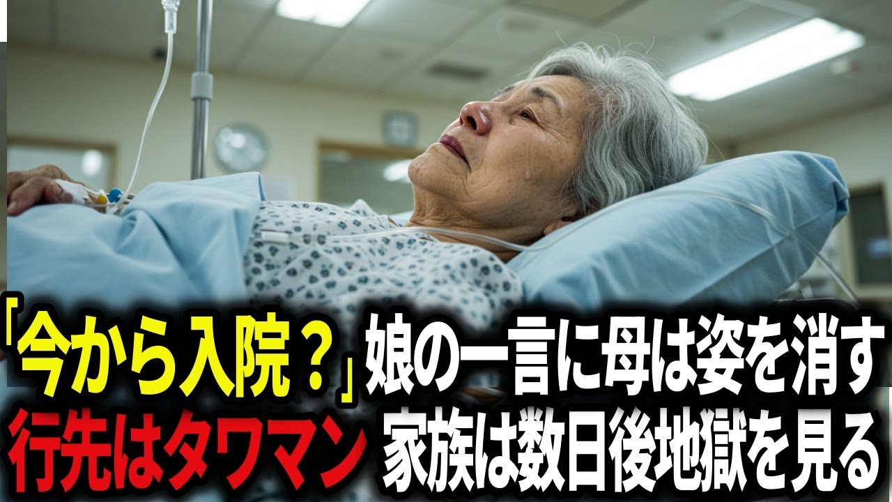 「今から入院？軟弱すぎ」退院した日、母は誰にも告げず“タワマン”へ転居した。