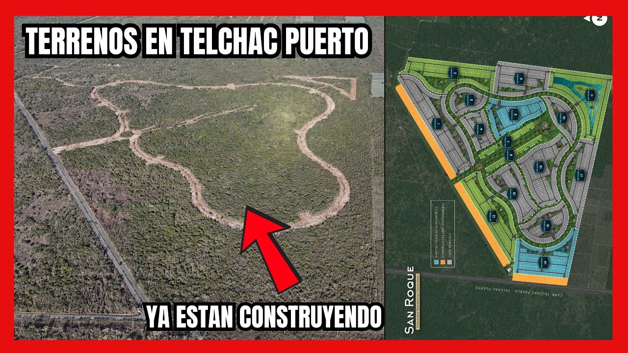 TERRENOS EN TELCHAC PUERTO SAN ROQUE ALMAVIVA