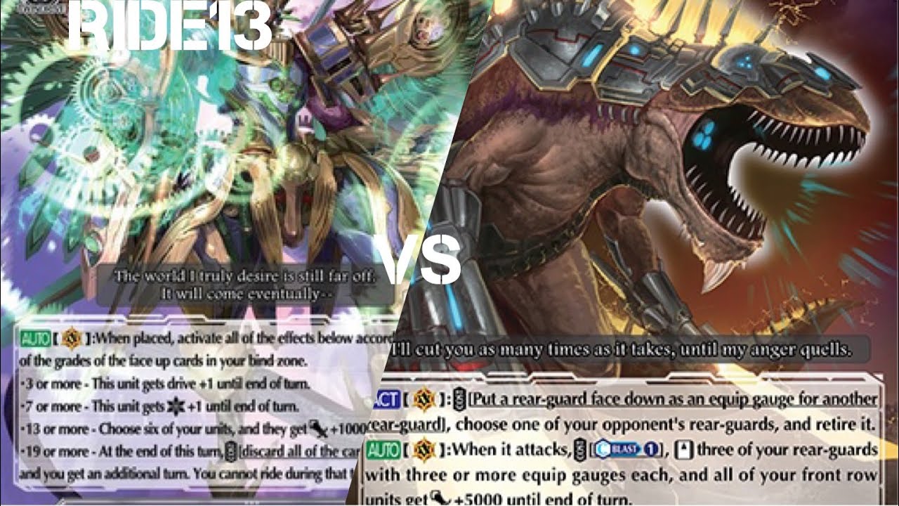 CardFight Vanguard EX Ride13 Gear Chronicle VS Tachikaze