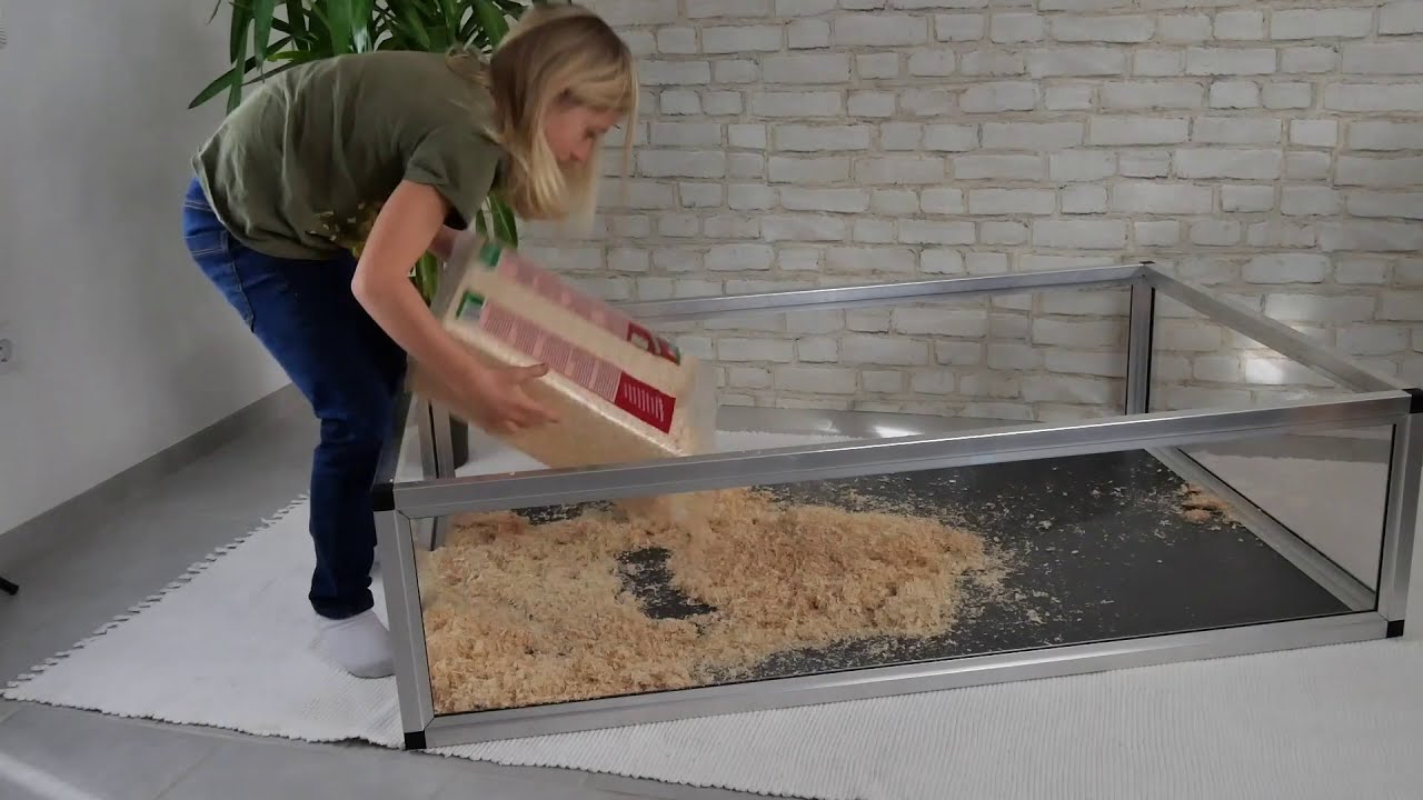 Nagerheim selbst bauen aus Aluprofilen für glückliche Meerschweinchen