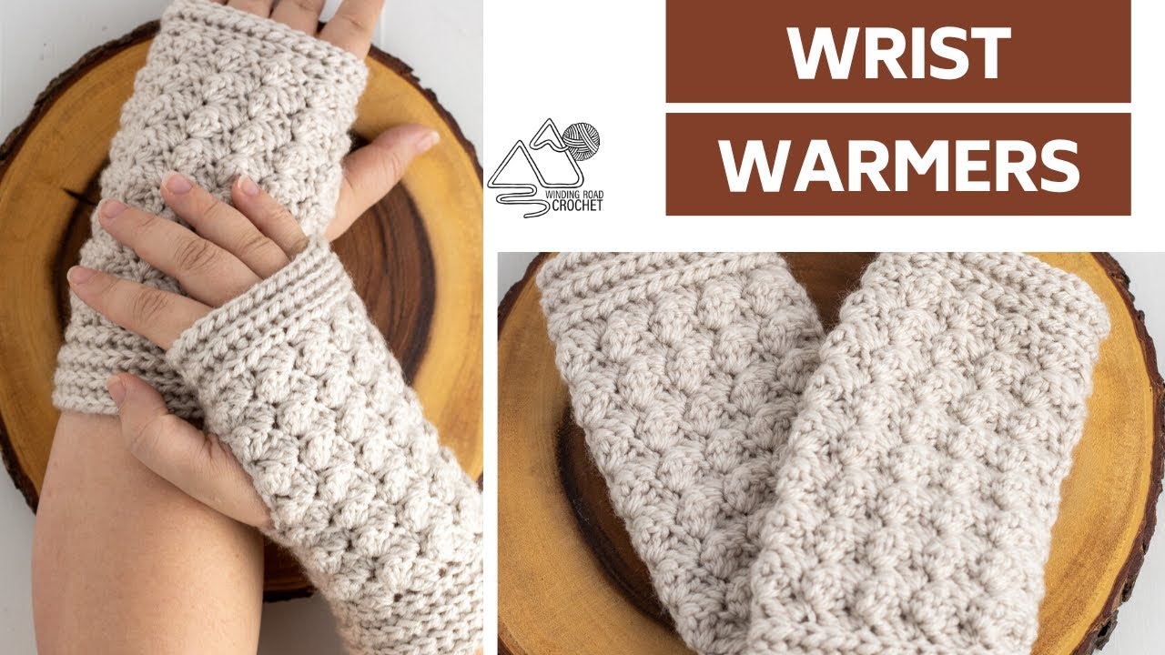 CROCHET: Fall Crochet Wrist Warmer Pattern for Adults, QUICK and EASY crochet wrist warmer pattern