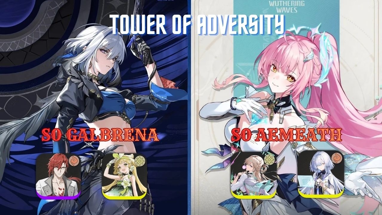 My Best Teams S0 Galbrena & S0 Aemeath Hazard Tower 1-4 | Tower Of Adversity | Wuthering Waves 3.1