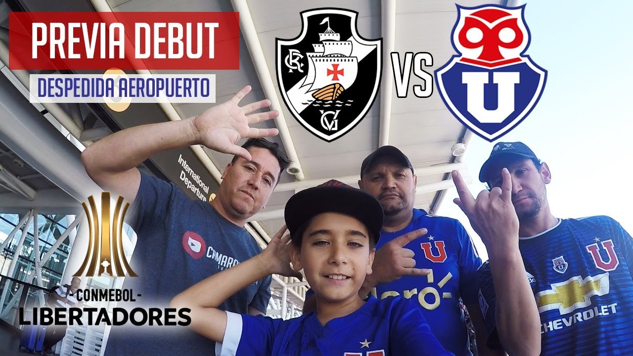 DESPIDIENDO AL PLANTEL DE LA U DE CHILE EN EL AEROPUERTO - PREVIA DEBUT COPERO