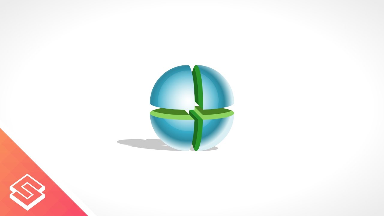 Inkscape Tutorial: Quartered Sphere Vector