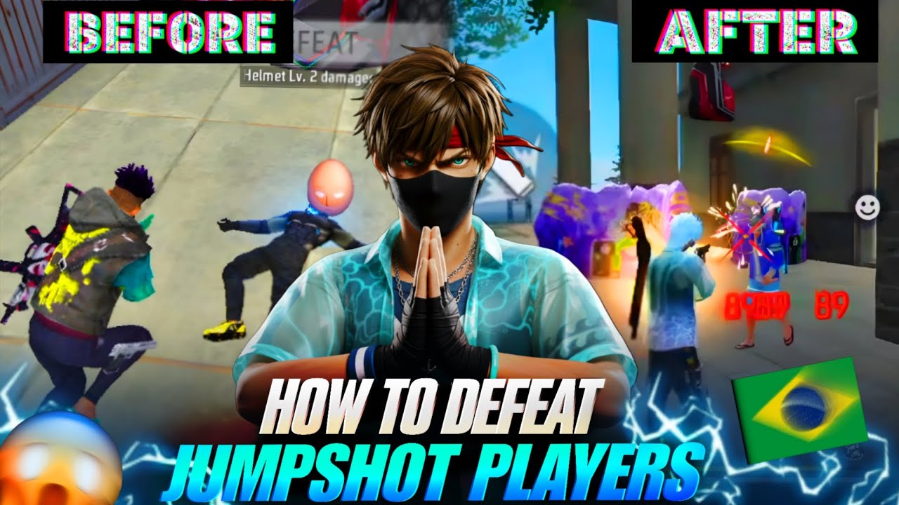 HOW TO DEFEAT JUMPSHOT PLAYERS IN FREEFIRE 🤯🎯 | Hacker 🚫 Like Gameplay Against Jumpshot Player🔥💯 