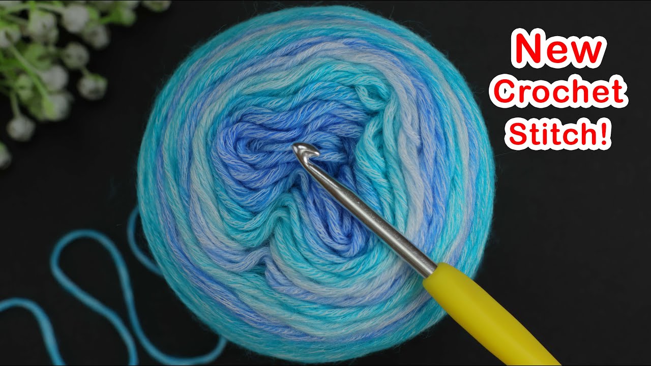 The Prettiest 2 Row Crochet Pattern You’ll Ever See! Try It Now! 💎