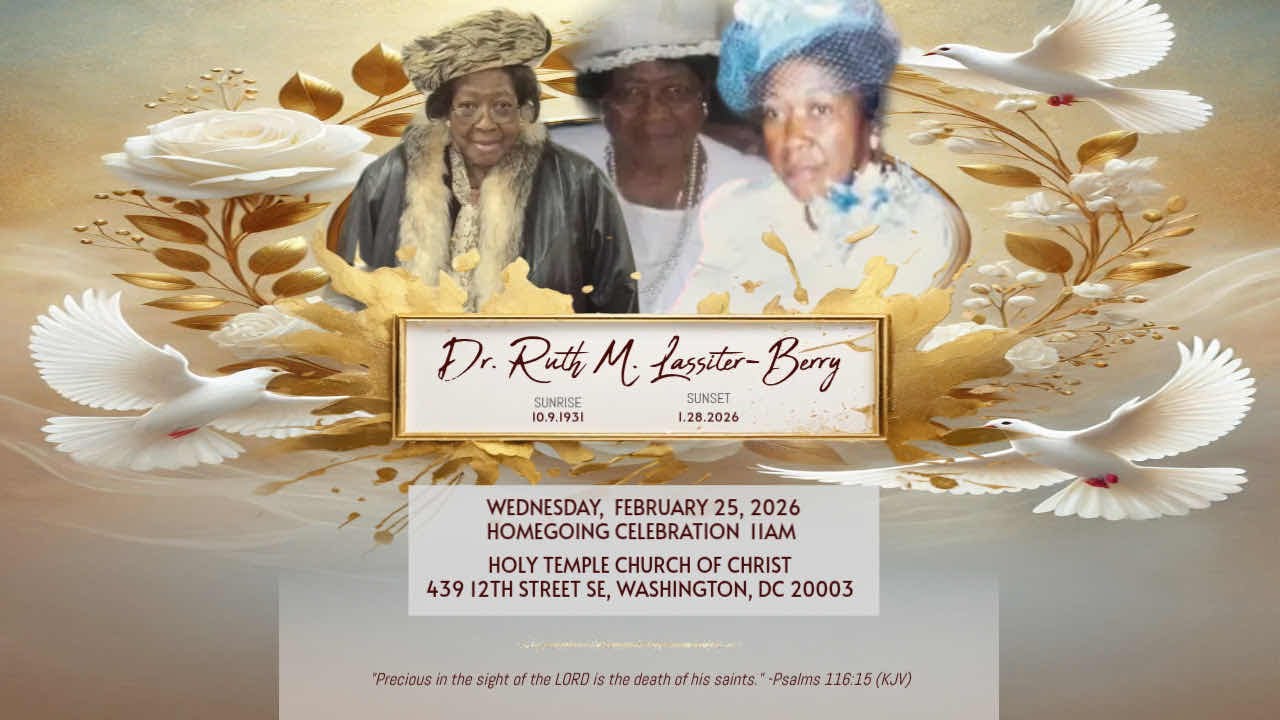 Celebration of Life for Dr. Ruth M. Lassiter-Berry