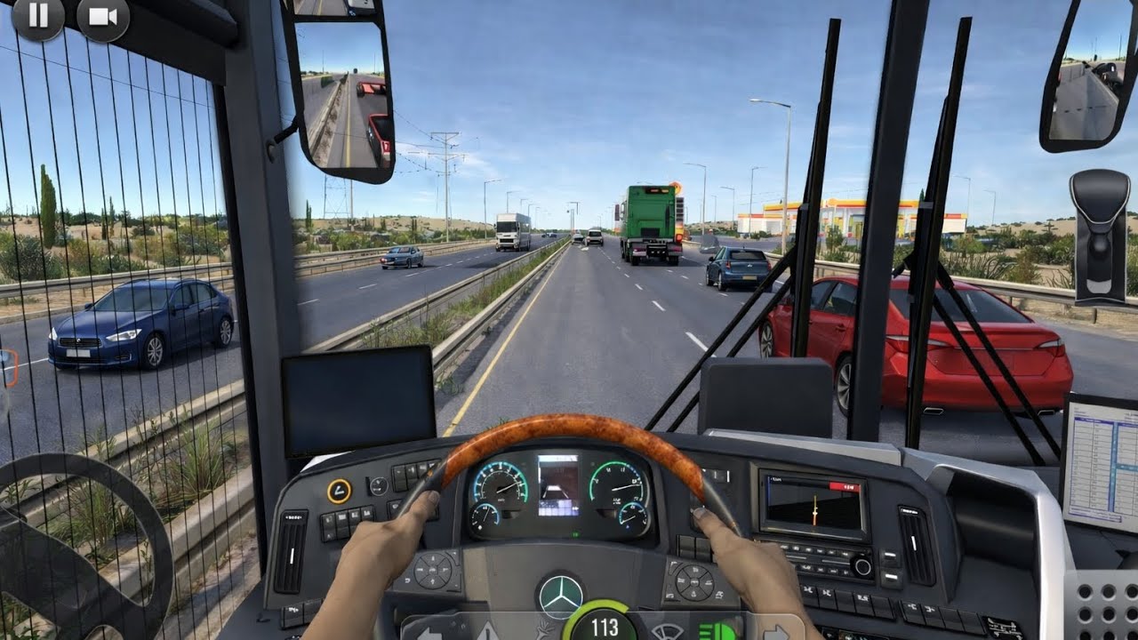 Bus Simulator Ultimate Mobile Gameplay | traveling through the USA #3