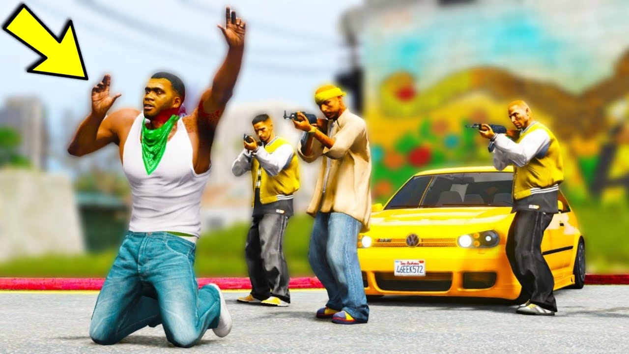 JOGANDO GTA 5 COMO MEMBRO DA GANGUE DOS VAGOS! ( INSANO )