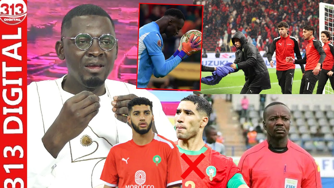 Urgent: Bonne nouvelle pour le Senegal, l’arbitre éclate le deal, Hakimi sanctionné: Thioune juriste