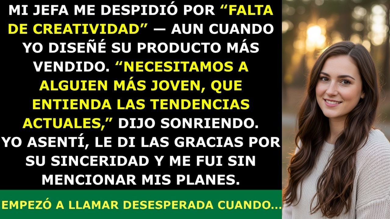 ' Mi Jefa Me Despidió Por 'Falta de Creatividad' — Pero Luego Entró en Pánico al Ver Lo Que Hice 🔥