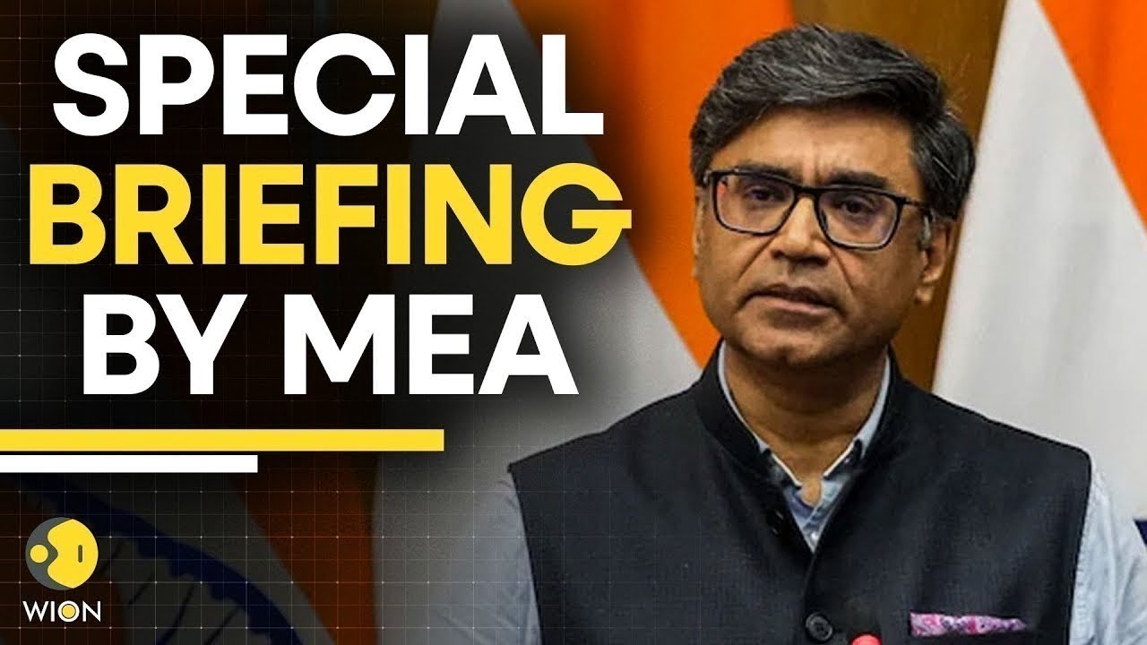 MEA LIVE: Special Briefing By Vikram Misri On The Official Visit Of The President Of UAE To India