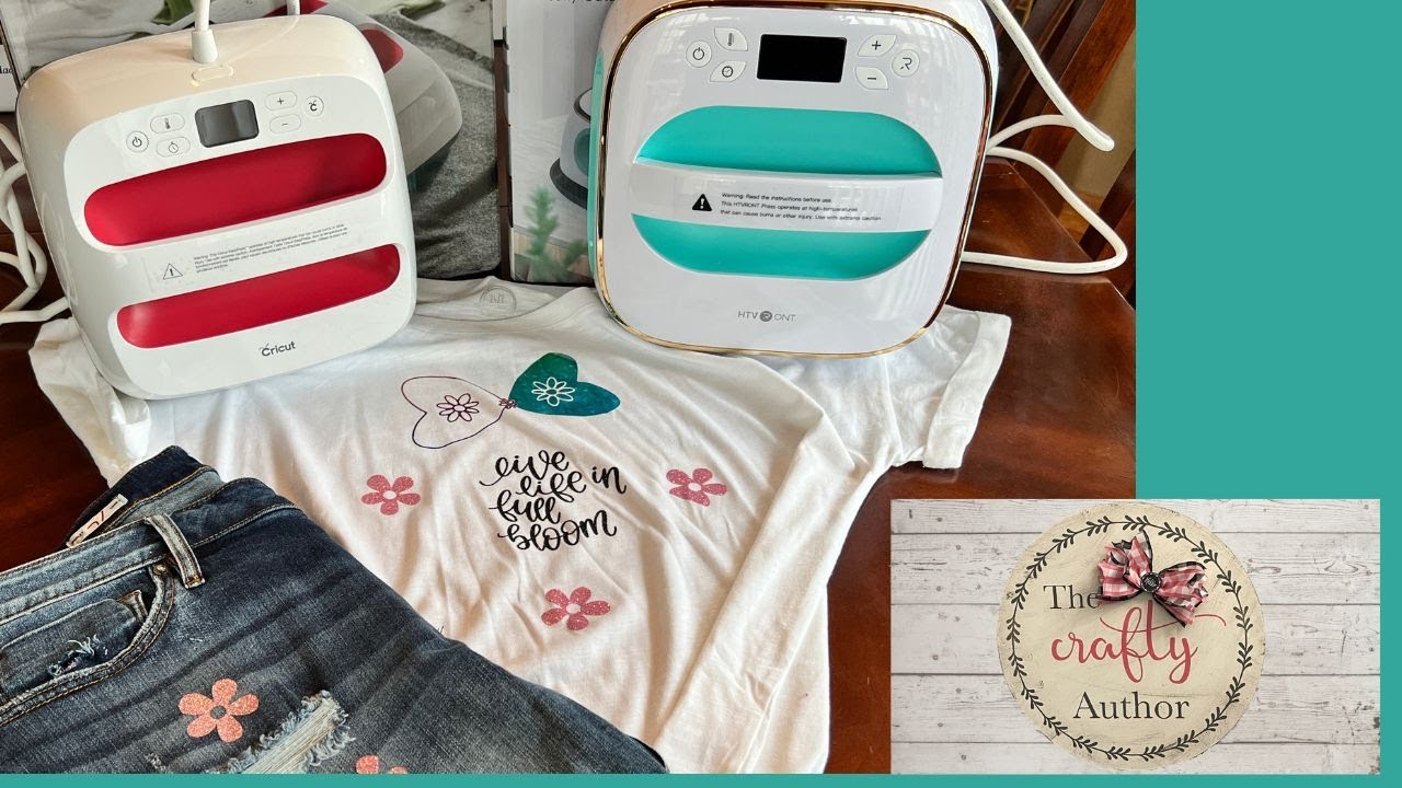 HTVRONT Heat Press vs Cricut Easy Press 2