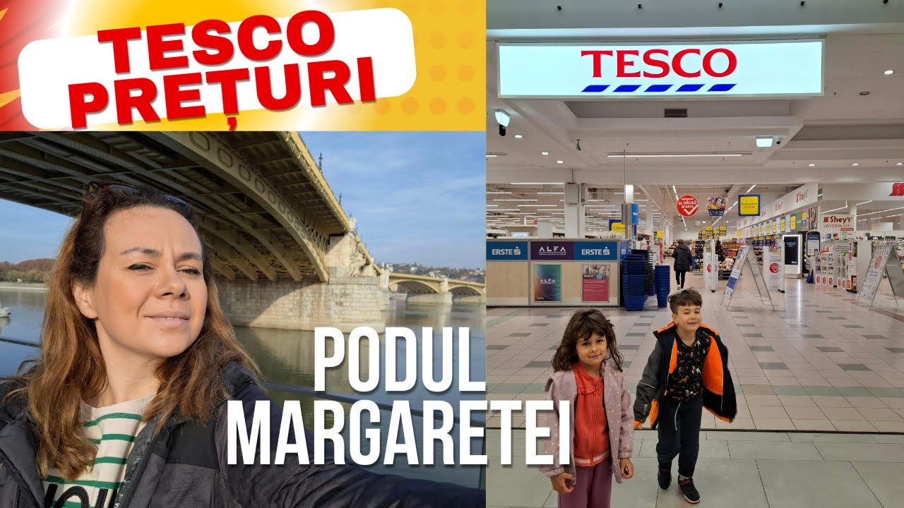 Podul MARGARETEI 🇭🇺Budapesta după INUNDAȚII| Prețuri în TESCO Ungaria 2024