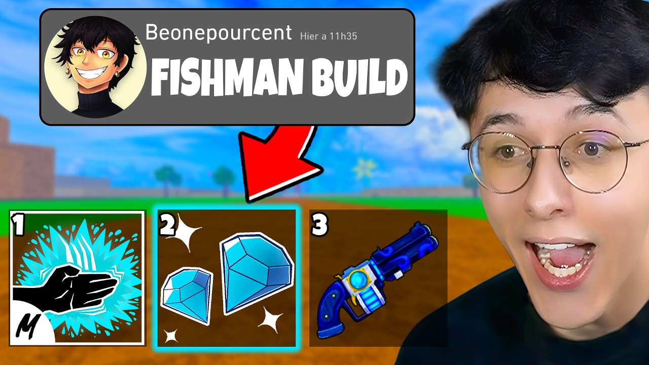 Les YOUTUBERS Décident de mon builds dans Blox Fruits !