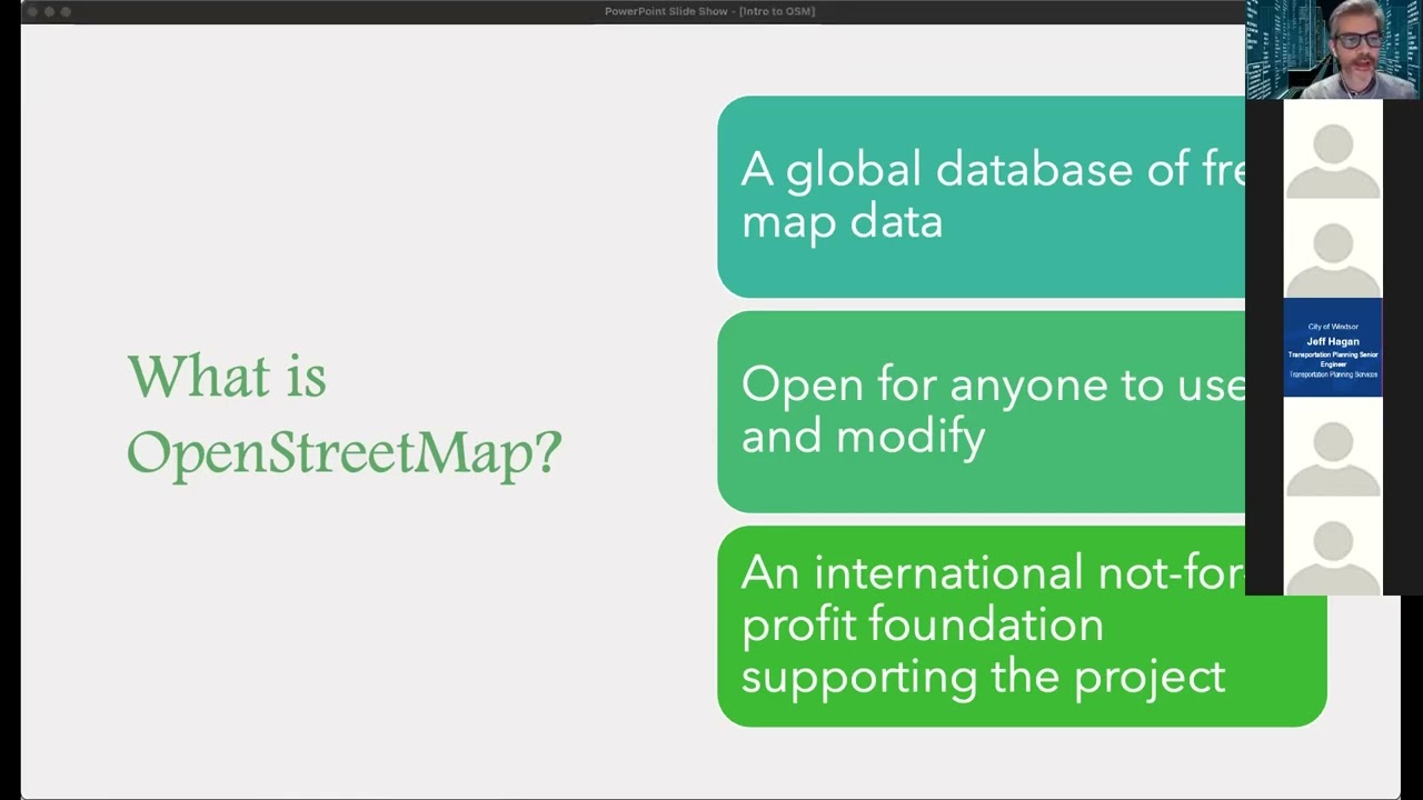 Intro to OpenStreetMaps (OSM)