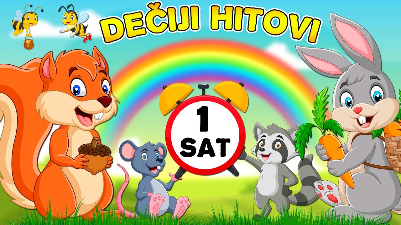 Najveći dečiji hitovi MIX | Sat vremena MUZIKE za DECU | Najlepše dečije pesme | Životinje za decu