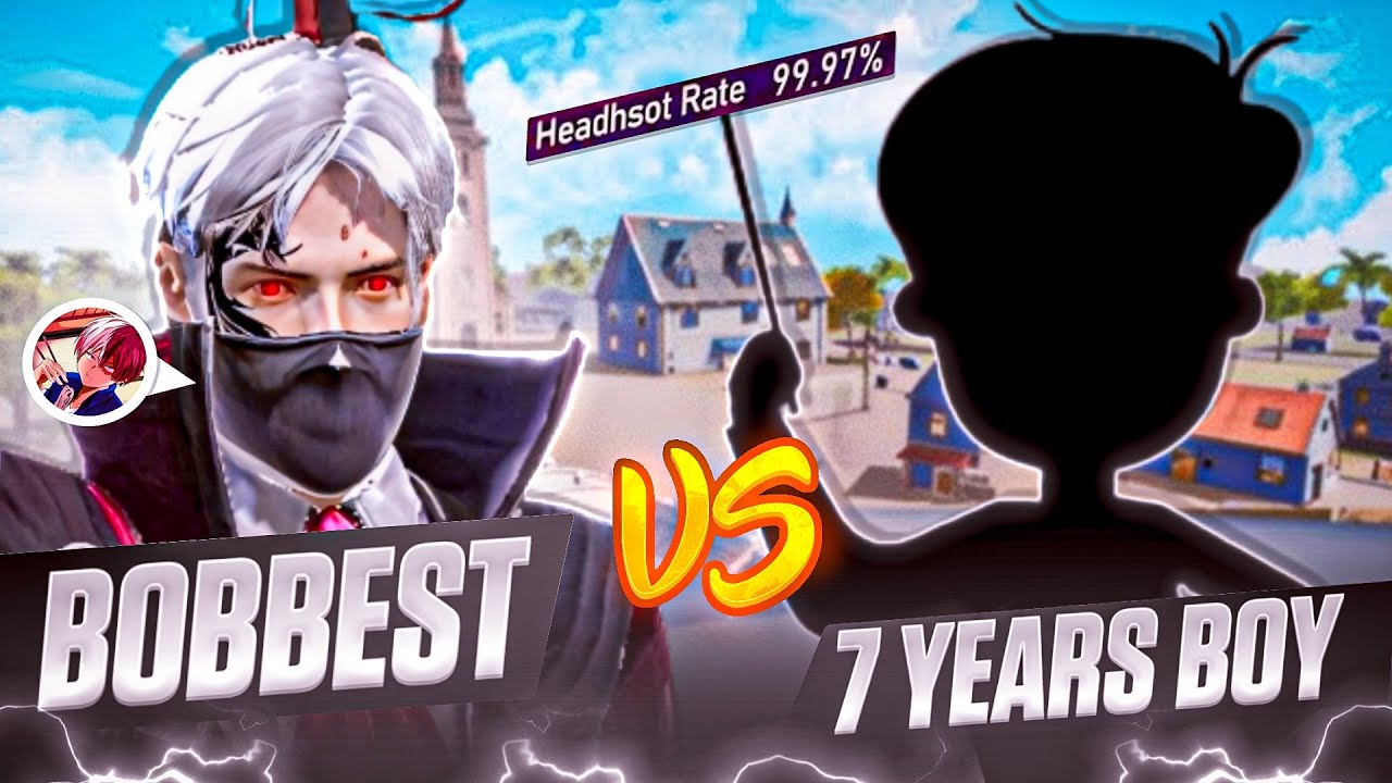 Bobbest Vs 7 Age Boy👦🏻 99% Headshot Rate💀Do Or Die Match 🔥7/0❓Clash Of God ☠️