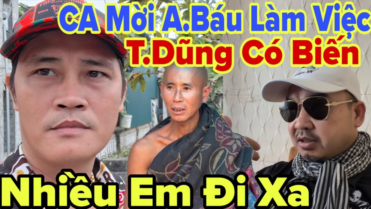 A.Báu Về Việt Nam Kamf Việc Với CA Thành Phố Một Số Em Sắp Đi Xa