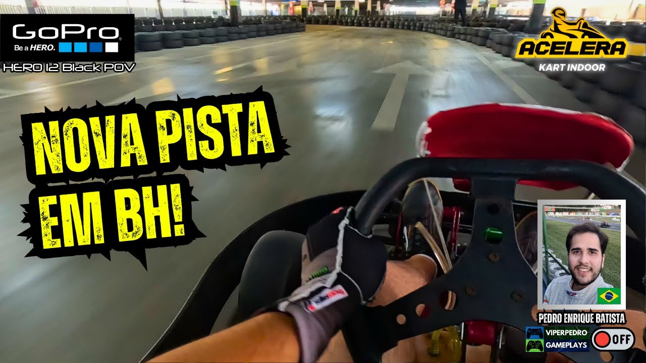 CONHECENDO A NOVA PISTA DO ACELERA KART NO SHOPPING ESTAÇÃO BH! | Kart Indoor (15/08/25)