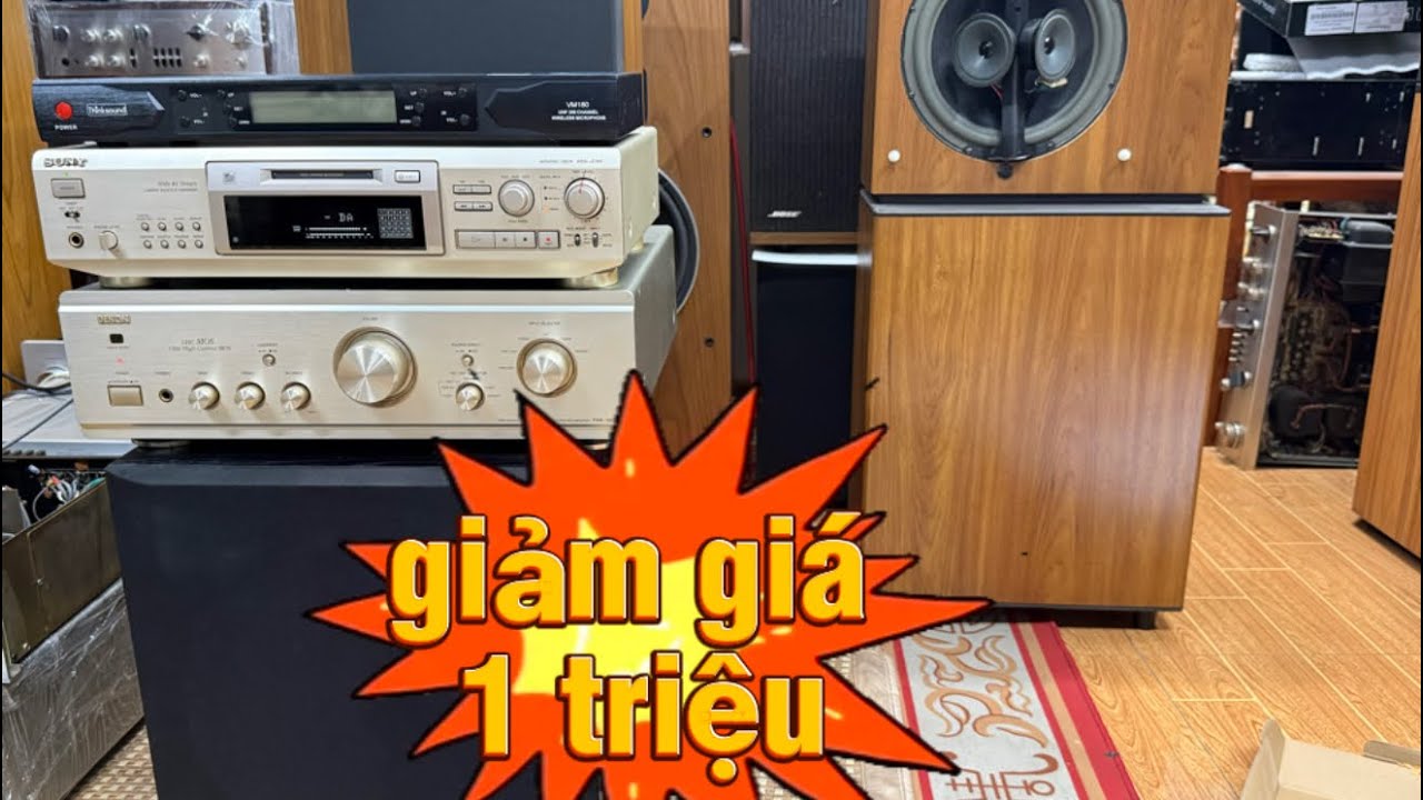 Giảm Giá 1 Triệu | Loa Bose 8.2 | Âm Ly Denon 1500 R | Đầu Giải Mã Sony Je 700 | Súp Yamaha Sw 315