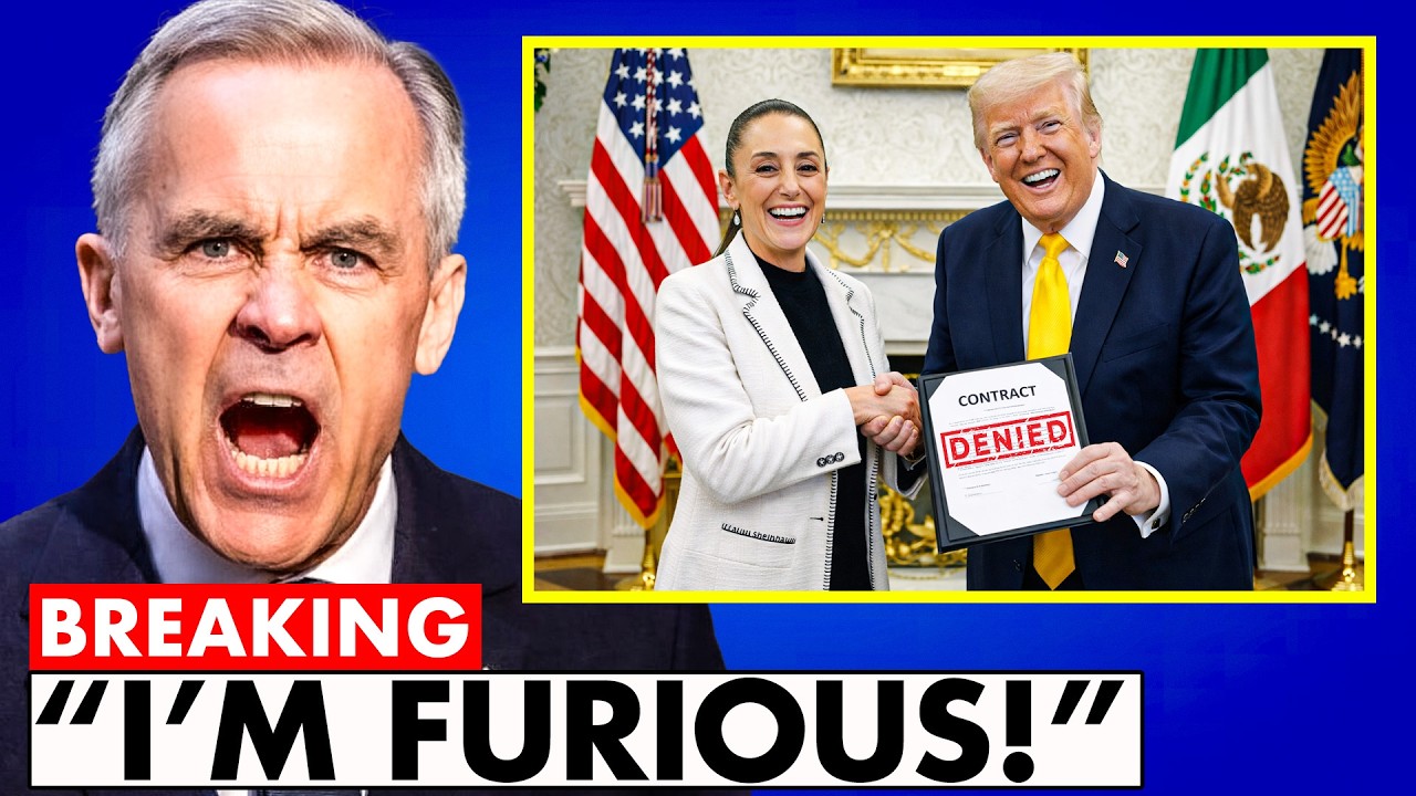 Канада в шоке после того, как США и Мексика унизили канадскую торговлю! Карни в панике!