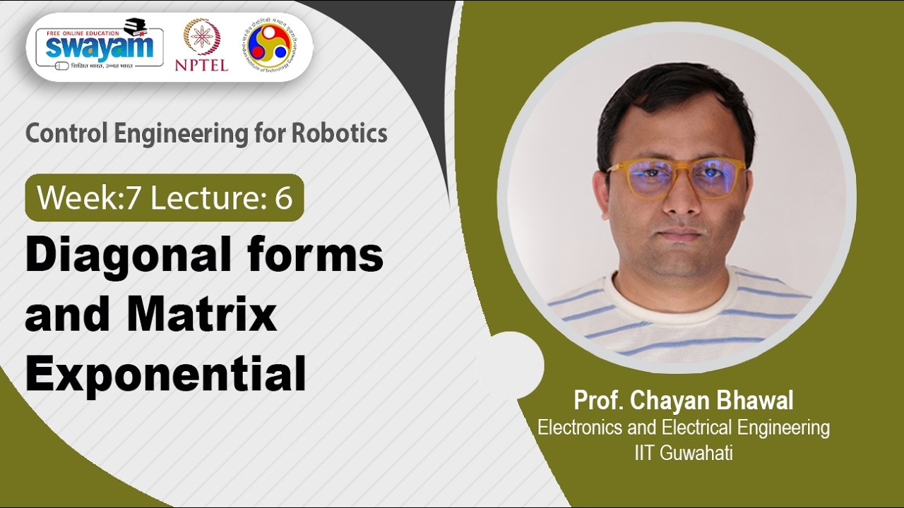 Lec-42: Diagonal forms and matrix exponential