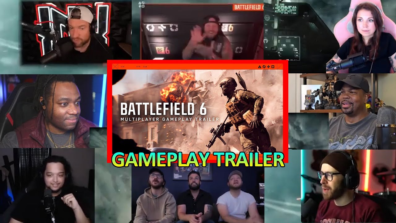 Battlefield 6 Official Multiplayer Gameplay TRAILER - Reaction Mashup